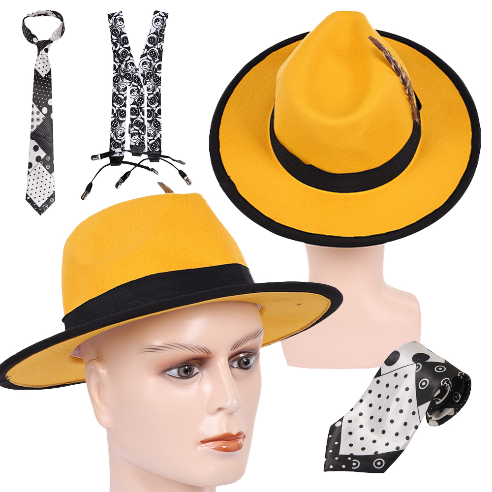 Men Accessories Hat - Fantasia 1994 Jim Movie Mask Stanley