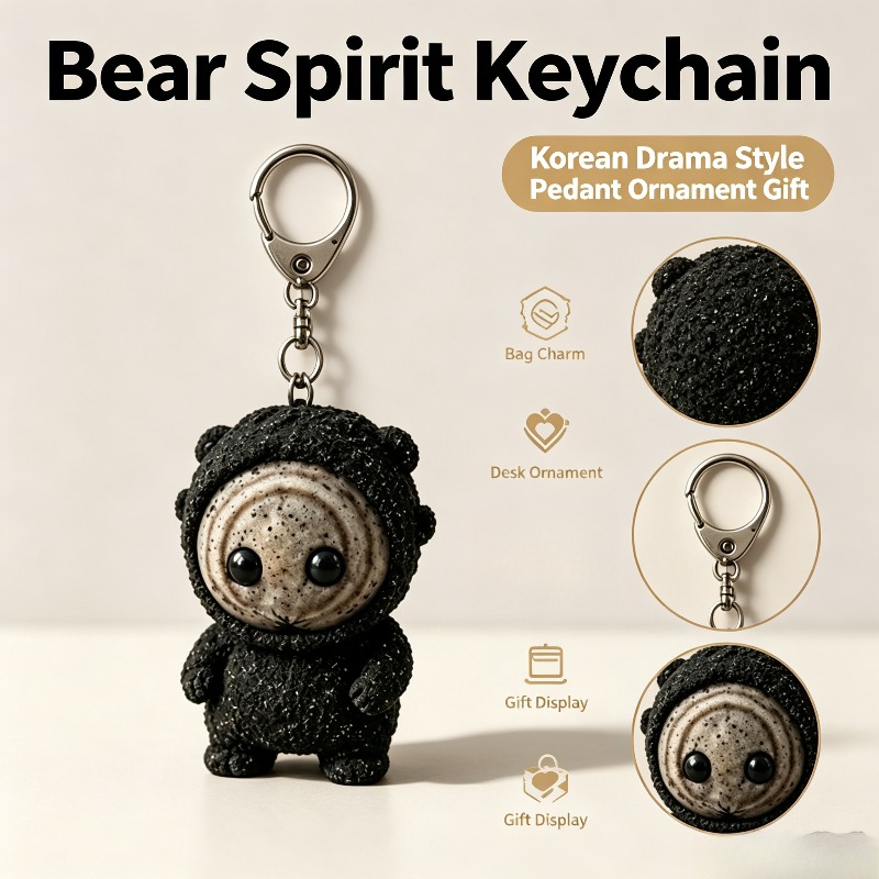 Men Keychain Accessories - Donggung The East Palace Ttokgwi Resin