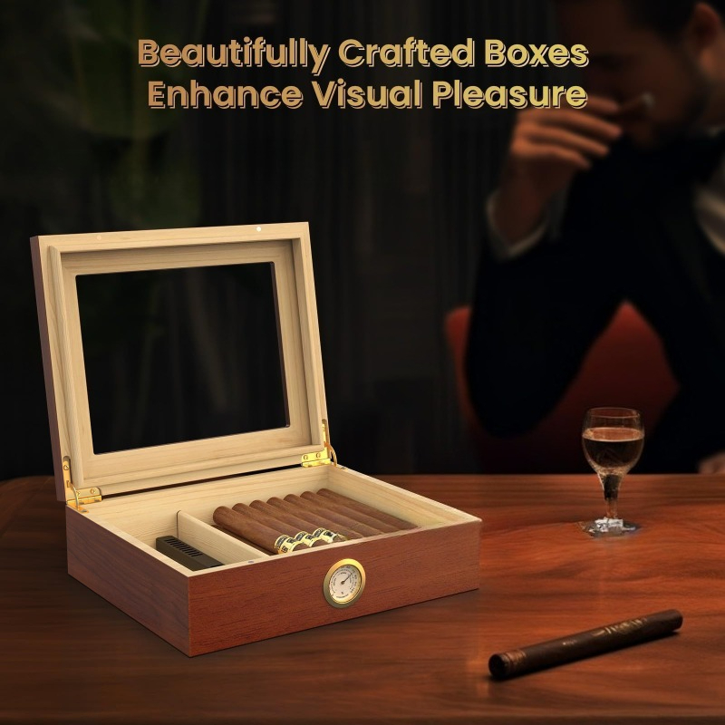 Cigar Humidor Box Cigar Case w - Men Accessories Gift Box ulasan dan harga