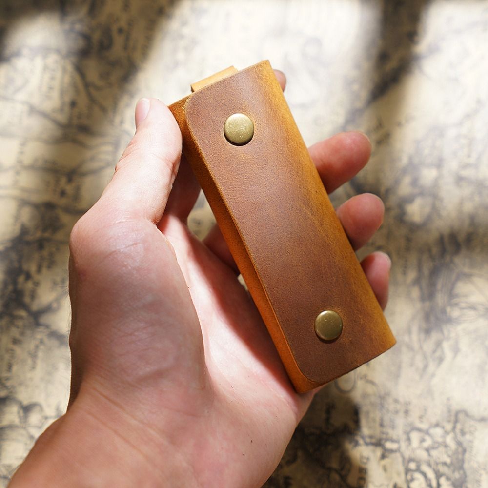 Genuine Leather Mini Key Bag M - Men'S Accessories High End ulasan dan harga
