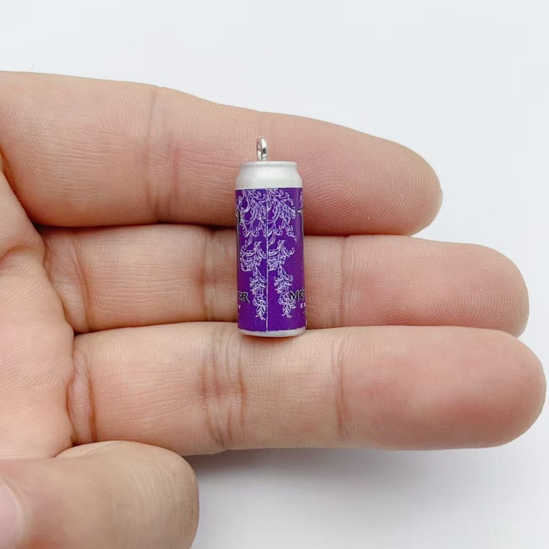10Pcs Mini Simulation Beverage - Men Keychain Accessories ulasan dan harga