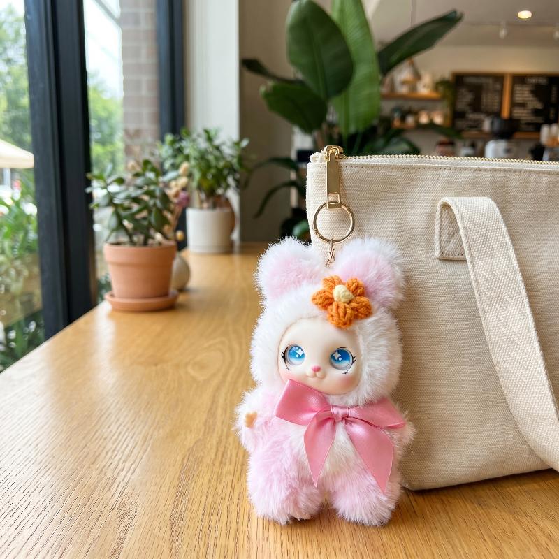 Cute Animal Plush Keychain 15c - Men Keychain Accessories ulasan dan harga