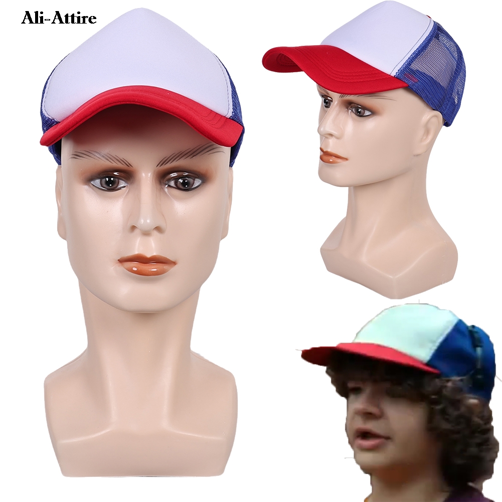 TV ST 5 Cosplay Dustin Blue Wh - Men Accessories Hat ulasan dan harga