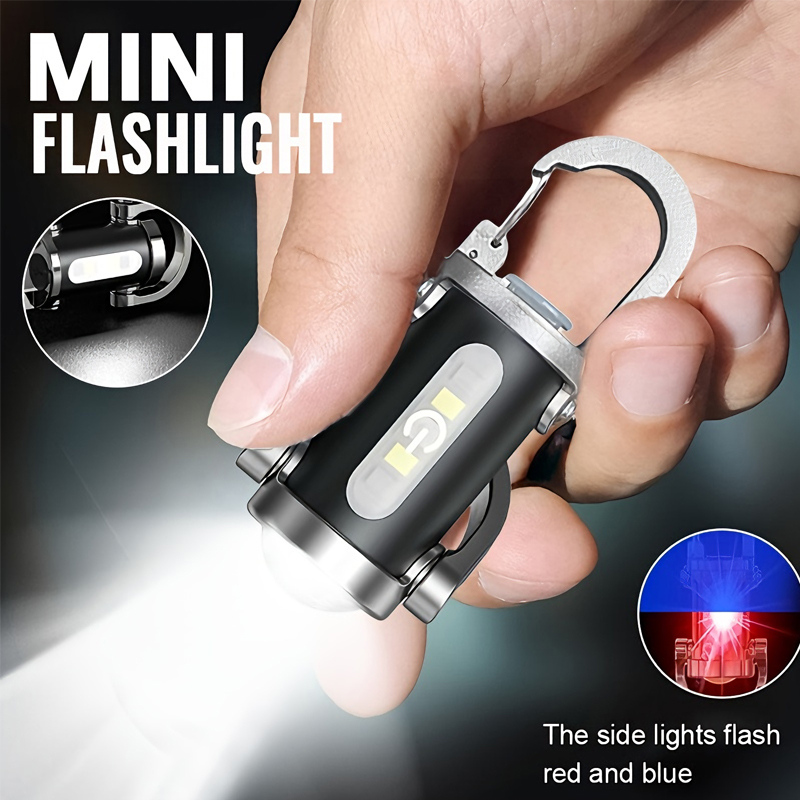 Mini Keychain Flashlight Recha - Men Keychain Accessories ulasan dan harga