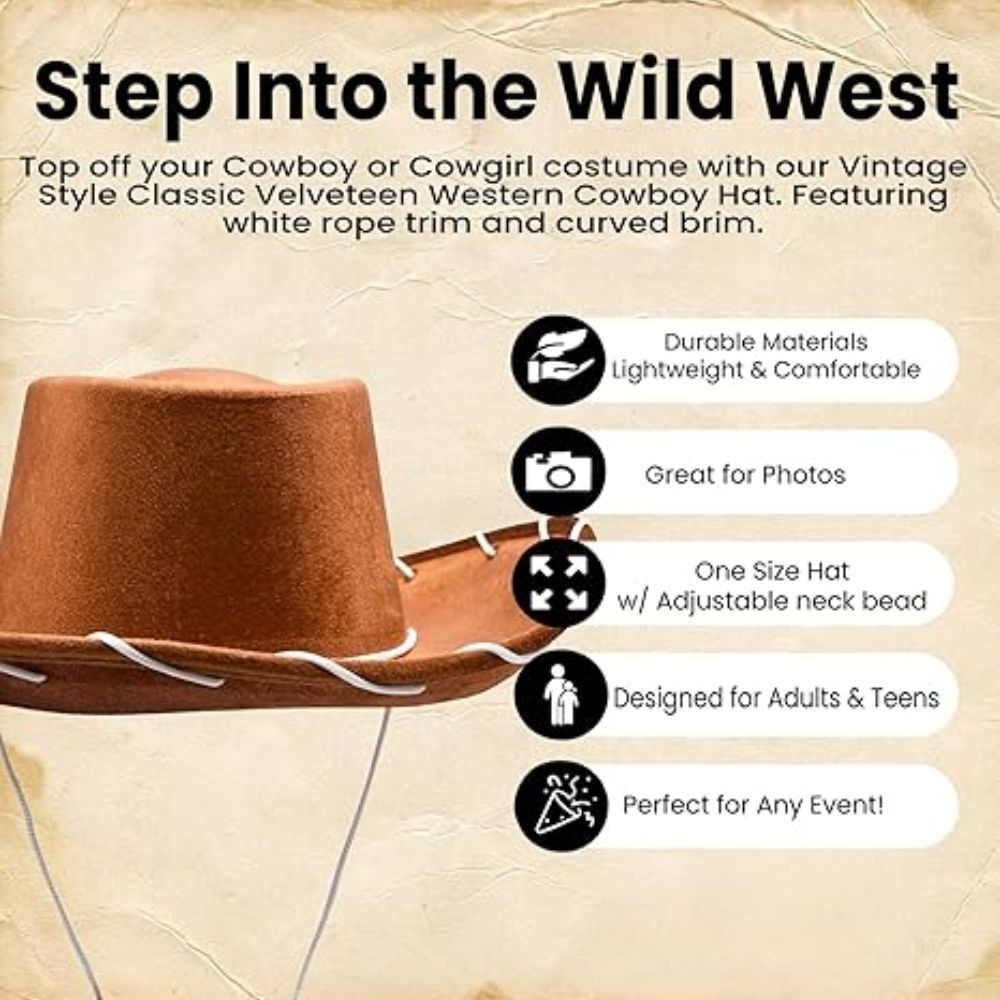 Fantasia Woody Jessie Cosplay  - Men Accessories Hat ulasan dan harga