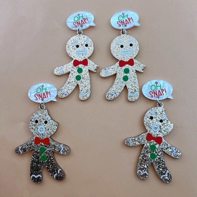 10pcs Cute Christmas Gingerbre - Men Keychain Accessories ulasan dan harga