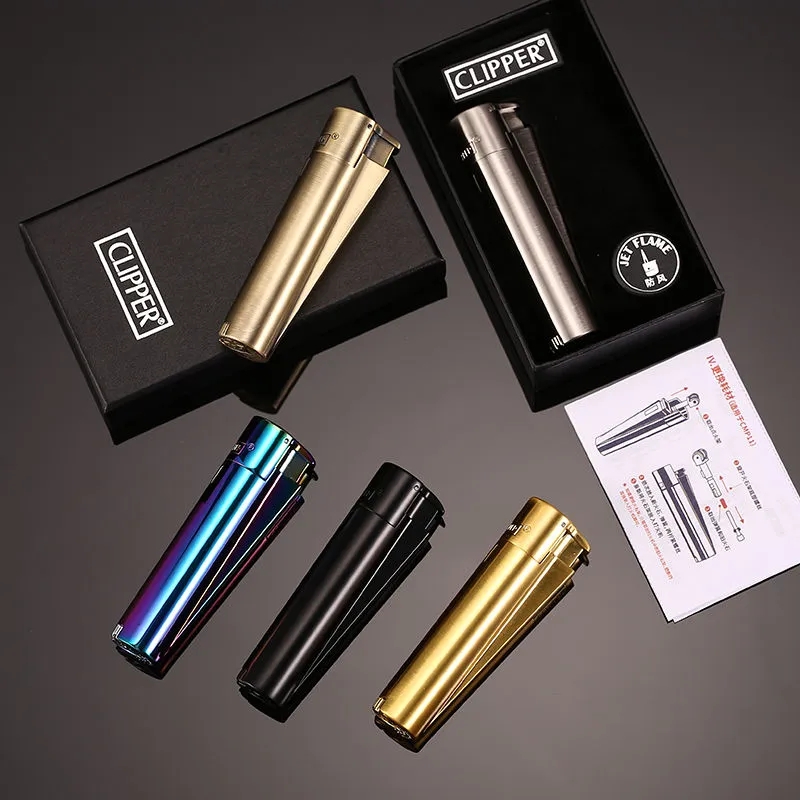 CLIPPER Metal Butane Gas Light - Men Accessories Gift Box ulasan dan harga