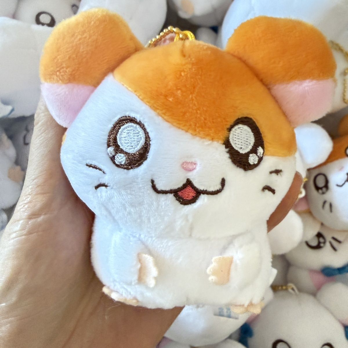 Cute Hamtaro Bijou Hugging Plu - Men Keychain Accessories ulasan dan harga