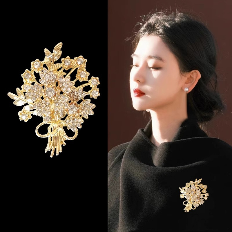 Luxury Brooches for Women Men  - Men Accessories Bouquet ulasan dan harga