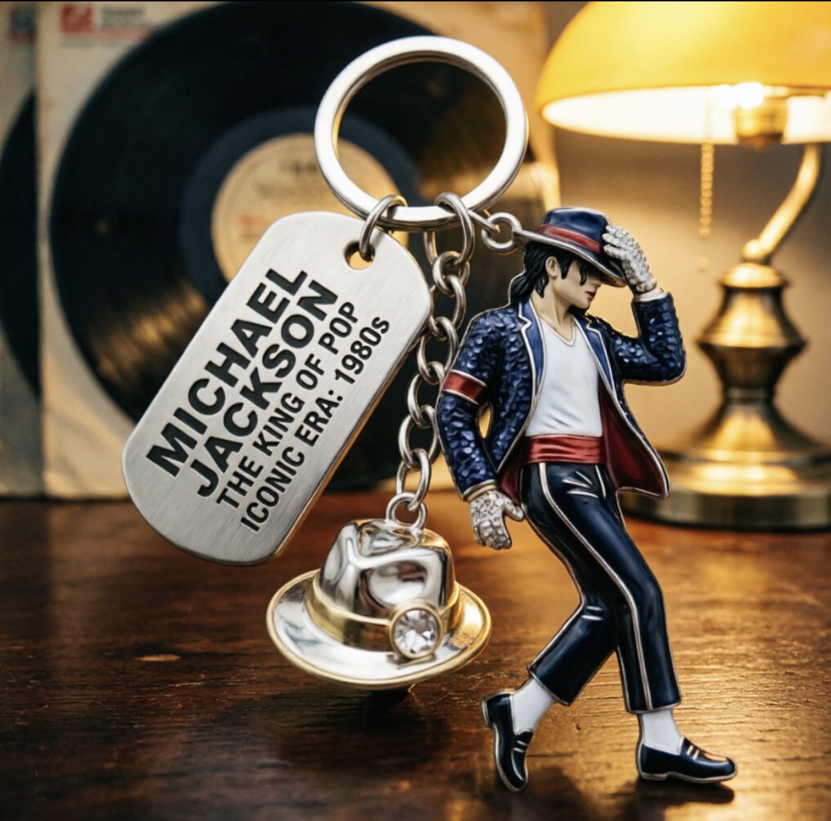 Michael Jackson Keychain, Clas - Men Keychain Accessories ulasan dan harga