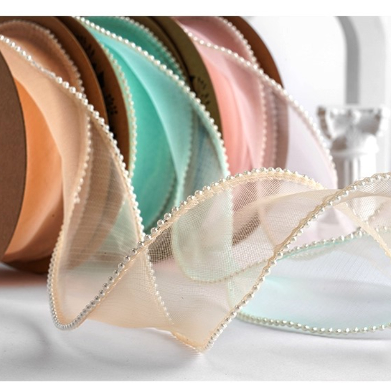 5meters/roll 4CM Width Pearl E - Men Accessories Bouquet ulasan dan harga