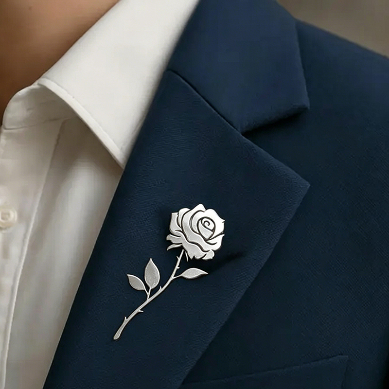 High-end Gold Color Rose Flowe - Men'S Accessories High End ulasan dan harga
