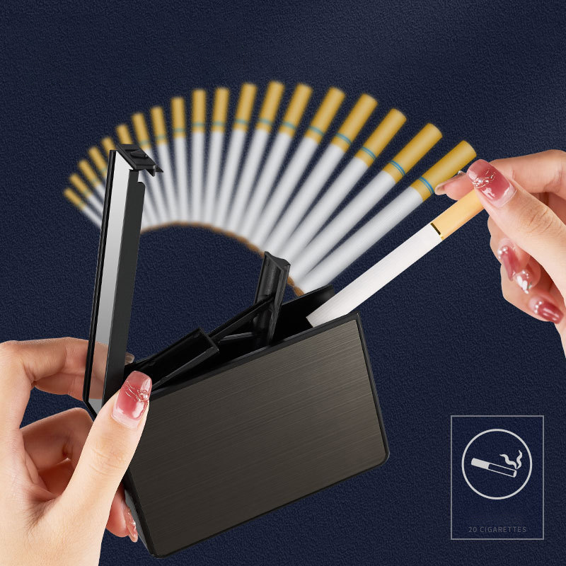 Automatic Cigarette Case Porta - Men Accessories Gift Box ulasan dan harga