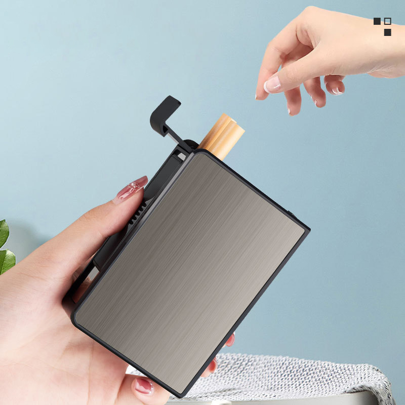 Automatic Cigarette Case Porta - Men Accessories Gift Box ulasan dan harga