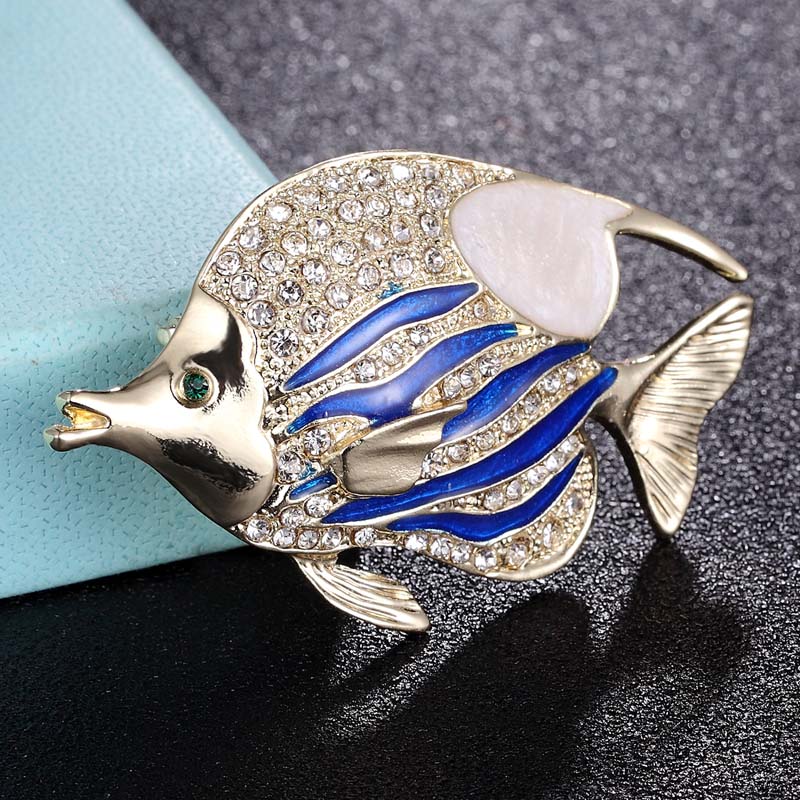 zlxgirl brand Enamel blue red  - Men Accessories Bouquet ulasan dan harga