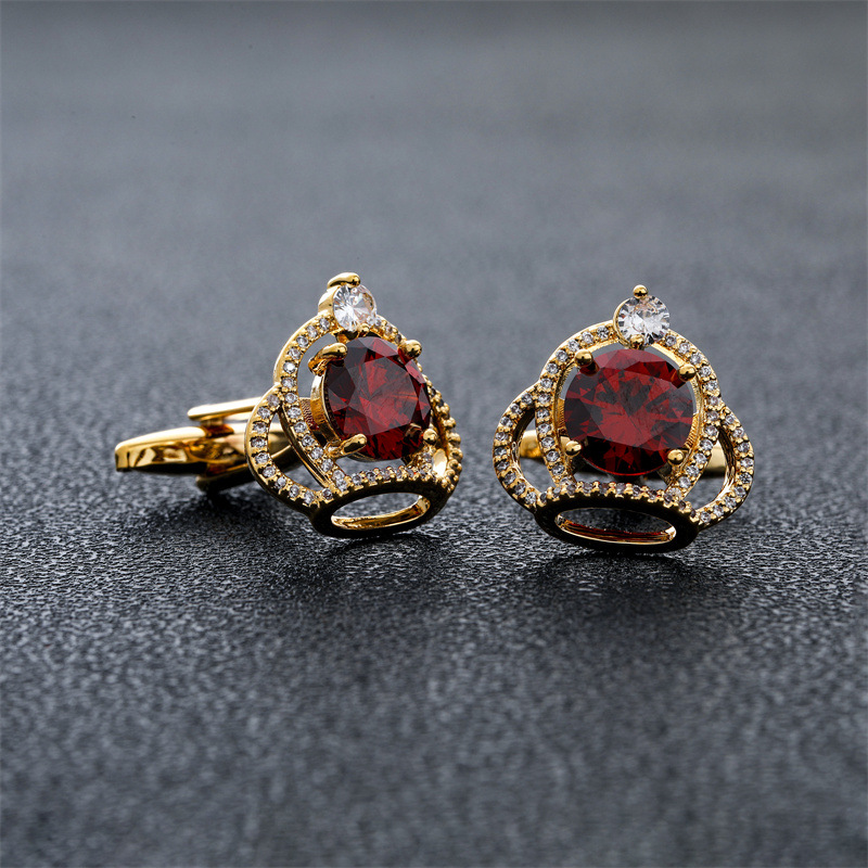 Men's Cufflinks Crown Zircon R - Men'S Accessories High End ulasan dan harga