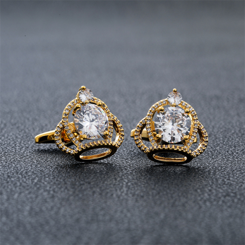 Men's Cufflinks Crown Zircon R - Men'S Accessories High End ulasan dan harga