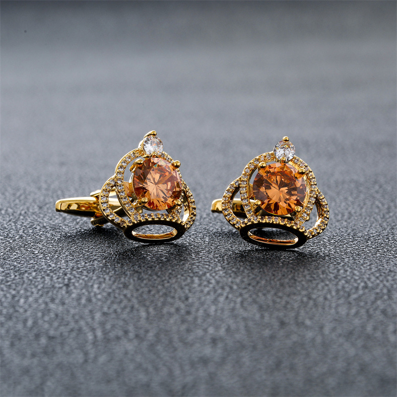 Men's Cufflinks Crown Zircon R - Men'S Accessories High End ulasan dan harga