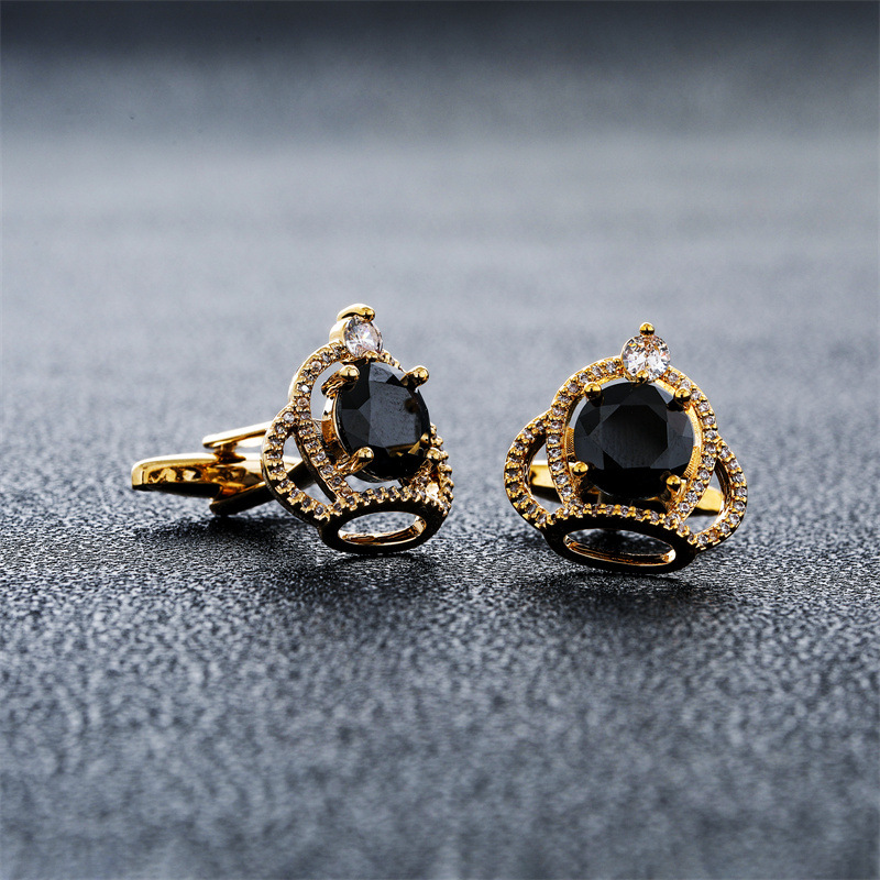 Men's Cufflinks Crown Zircon R - Men'S Accessories High End ulasan dan harga