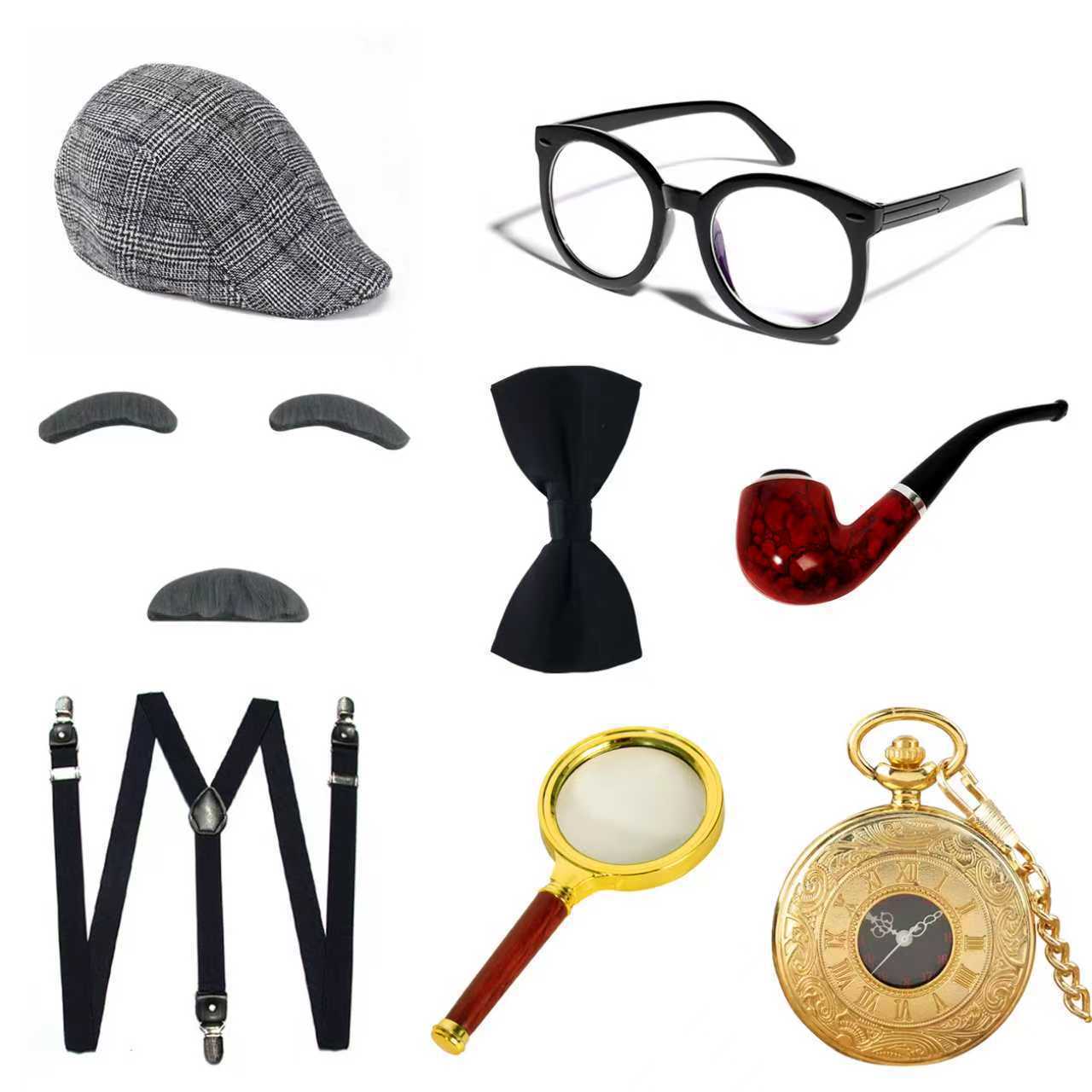 Halloween Festival Old Man Cos - Men Accessories Hat ulasan dan harga